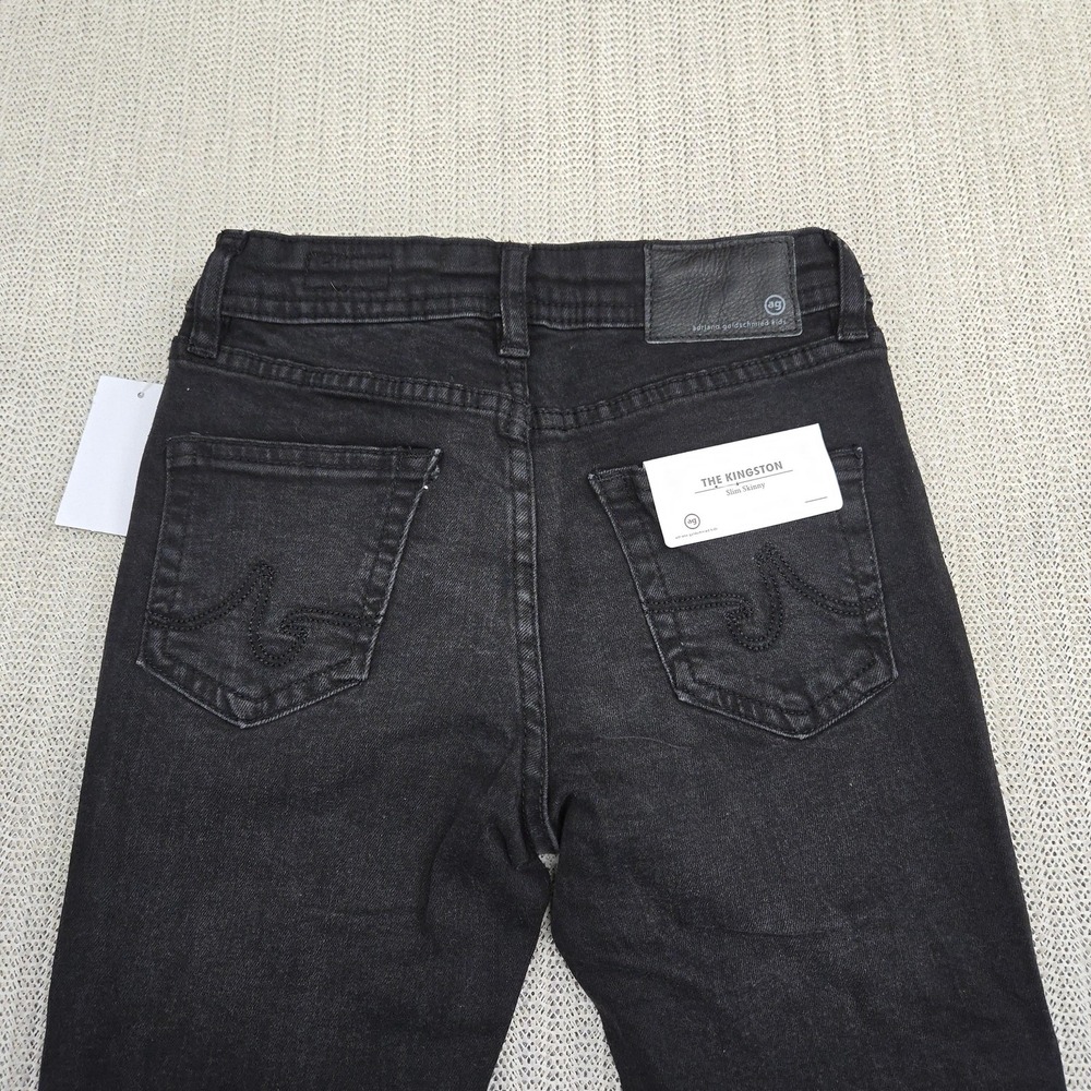 AG Adriano Goldschmied Jeans Youth Boys 8 Stretch Kingston Slim Skinny Night Owl - Picture 12 of 15